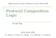 Protocol Composition Logic