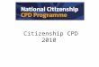 Citizenship CPD 2010