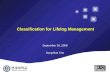 Classification for  Lifelog  Management
