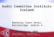 Audit Committee Institute Ireland