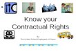 Know your Contractual Rights