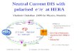 Neutral Current DIS with  polarised  e + /e -  at HERA