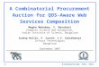 A Combinatorial Procurement Auction for QOS-Aware Web Services Composition