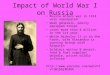 Impact of World War I on Russia