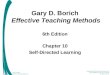 Gary D. Borich Effective Teaching Methods  6th Edition
