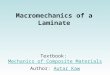 Macromechanics of a Laminate