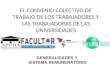 EL CONVENIO COLECTIVO DE TRABAJO DE LOS TRABAJADORES Y LAS TRABAJADORAS DE LAS UNIVERSIDADES