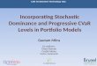 Incorporating Stochastic Dominance and Progressive CVaR Levels in Portfolio Models