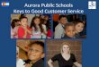 Aurora Public Schools Keys to Good Customer Service