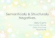 Semantically & Structurally Negatives