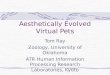 Aesthetically Evolved Virtual Pets