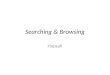 Searching & Browsing