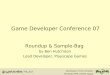 Game Developer Conference 07