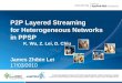 P2P Layered Streaming  for Heterogeneous Networks  in PPSP K. Wu, Z. Lei, D. Chiu James Zhibin Lei