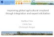 Improving global agricultural cropland though integration and expert elicitation