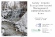 Sandy Creeks Ecosystem-based Management Demonstration Area NYOGLECC Meeting  January 11, 2008