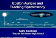 Epsilon Aurigae and Teaching Spectroscopy