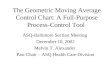 The Geometric Moving Average Control Chart: A Full-Purpose Process-Control Tool