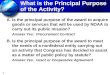 What is the Principal Purpose of the Activity?