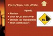 Prediction Lab Write