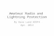 Amateur Radio and  Lightning Protection