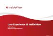 User Experience @ InsideView