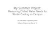 My Summer Project: Measuring Chilled Water Needs for Winter Cooling on Campus