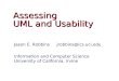Assessing  UML and Usability