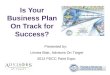 Is Your Business Plan On Track for Success?