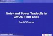 Noise and Power Tradeoffs in CMOS Front Ends