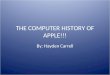 THE COMPUTER HISTORY OF APPLE!!!