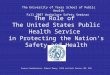 The Role of  The United States Public Health Service  in Protecting the Nation’s Safety and Health