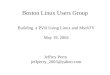 Boston Linux Users Group