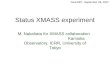 Status XMASS experiment