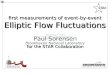 first measurements of event-by-event Elliptic Flow Fluctuations