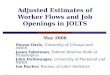 Adjusted Estimates of Worker Flows and Job Openings in JOLTS