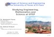 Studying Engineering, Mathematics and Science at UTEP