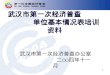武汉市第一次经济普查                  单位基本情况表培训资料