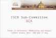 Terms of Reference, Membership and Report ISCB35 Vienna 2014: AGM Wed 27 Aug