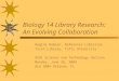 Biology 14 Library Research:  An Evolving Collaboration