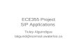 ECE355 Project SIP Applications