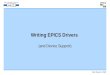 Writing EPICS Drivers