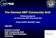 The German HEP Community Grid