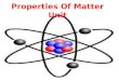 Properties Of Matter Unit