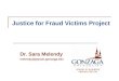 Justice for Fraud Victims Project