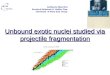 Unbound exotic nuclei studied via projectile fragmentation