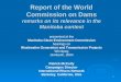 Report of the World Commission on Dams remarks on its relevance in the Manitoba context