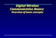 Digital  Wireless Communication  Basics :  Overview of basic concepts