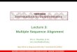 Lecture 3:  Multiple Sequence Alignment Eric C. Rouchka, D.Sc. eric.rouchka@uofl
