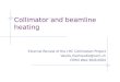Collimator and beamline heating